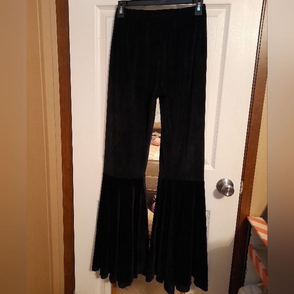 Ruby's Rubbish Velvet Bell Bottoms - Picture 2 of 6